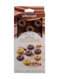 Форма для приготовления конфет Choco Crown 11 х 24 см силиконовая Silikomart 22.149.77.0065