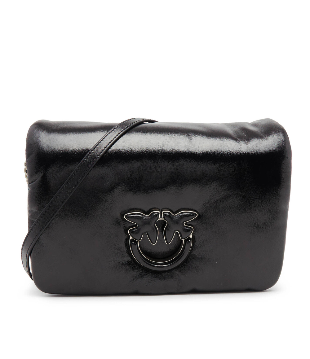 Кожаная сумка-мессенджер LOVE CLICK PUFF CLASSIC Pinko - черный(101585 A0F8)