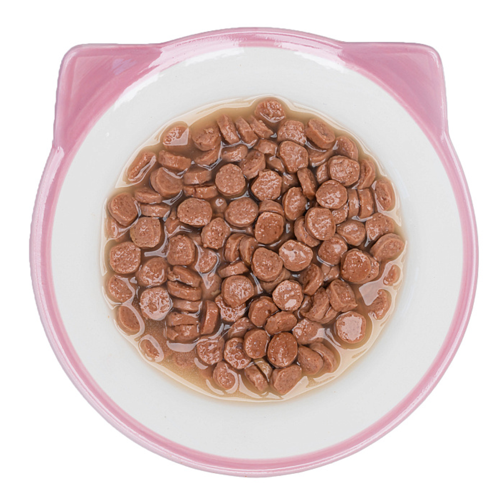 Влажный корм Ферма кота Фёдора нежные кусочки в желе с ягненком для котят 85г