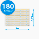 Секции тёплого пола РИМ GOLD - 180Вт/0,72м² на отрез Секции тёплого пола РИМ GOLD - 180Вт/0,72м² на отрез