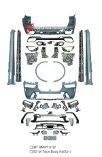 Обвес переделка для BMW X7 G07 2018-2022 в Рестайлинг 2022+ БМВ