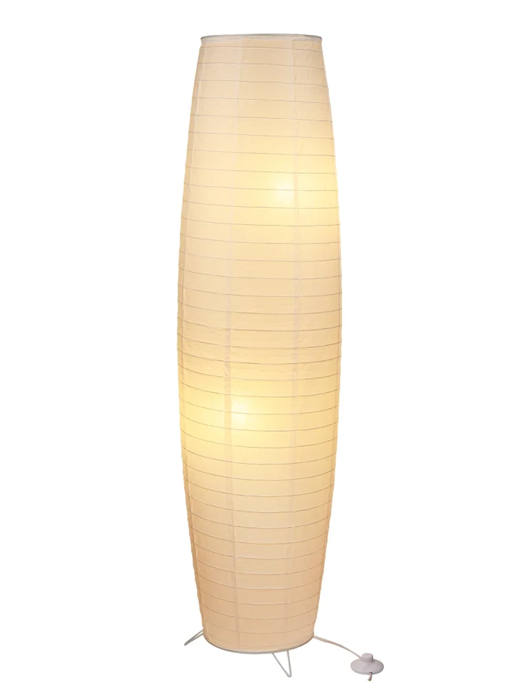Современный торшер из рисовой бумаги, светильник напольный