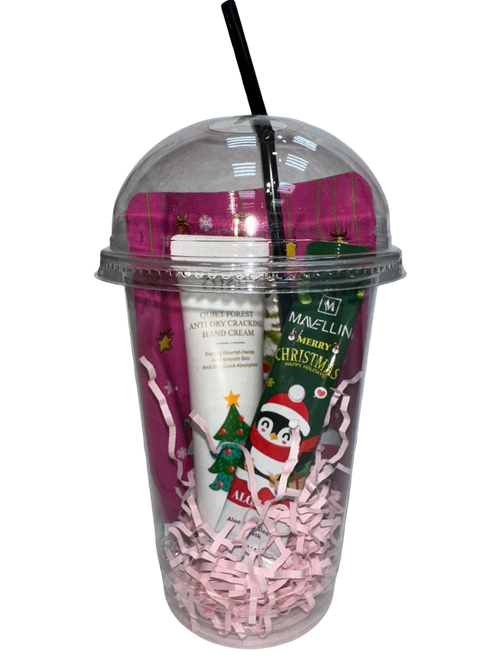 Стаканчик подарочный розовый