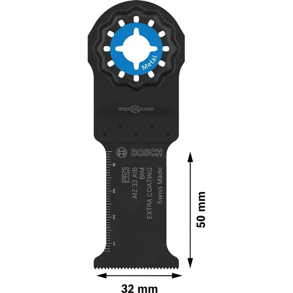 Погружное полотно 32x30 мм Metal PRO Starlock BIM AIZ 32 AIB BOSCH 2608669074