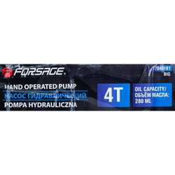 Насос гидравлический ручной, 4т (объем масла 280мл) Forsage F-T70401B1 BIG