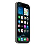 Силиконовый чехол с поддержкой MagSafe Apple Silicone Case для iPhone 16 Pro, Stone Gray (Каменно-серый)