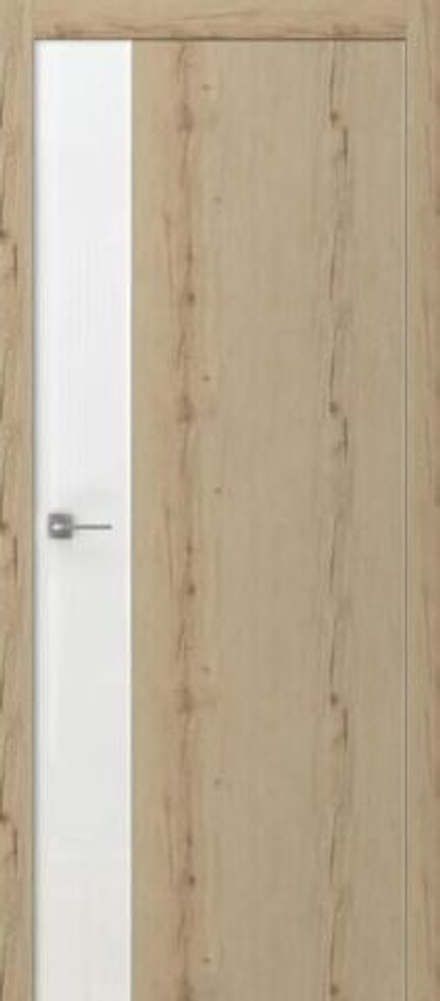 Межкомнатная дверь Фрамир Titanium 10/2 PO AGS Белоснежный Дуб кантри