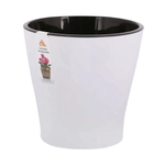 Горшок цветочный Лея 2,2л двойной белый