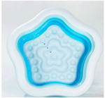 Бассейн надувной Intex 56495 Sea Shell 185х180х53 см / Пятиугольный бассейн Морская Звезда Интекс с надувным дном для дачи и отдыха