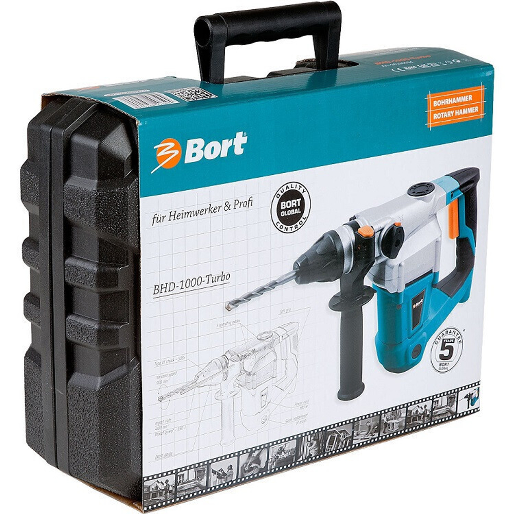 Перфоратор Bort BHD-1000-Turbo