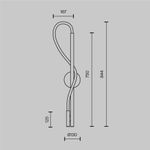 Настенный светильник (бра) Maytoni MOD146WL-L12B3K