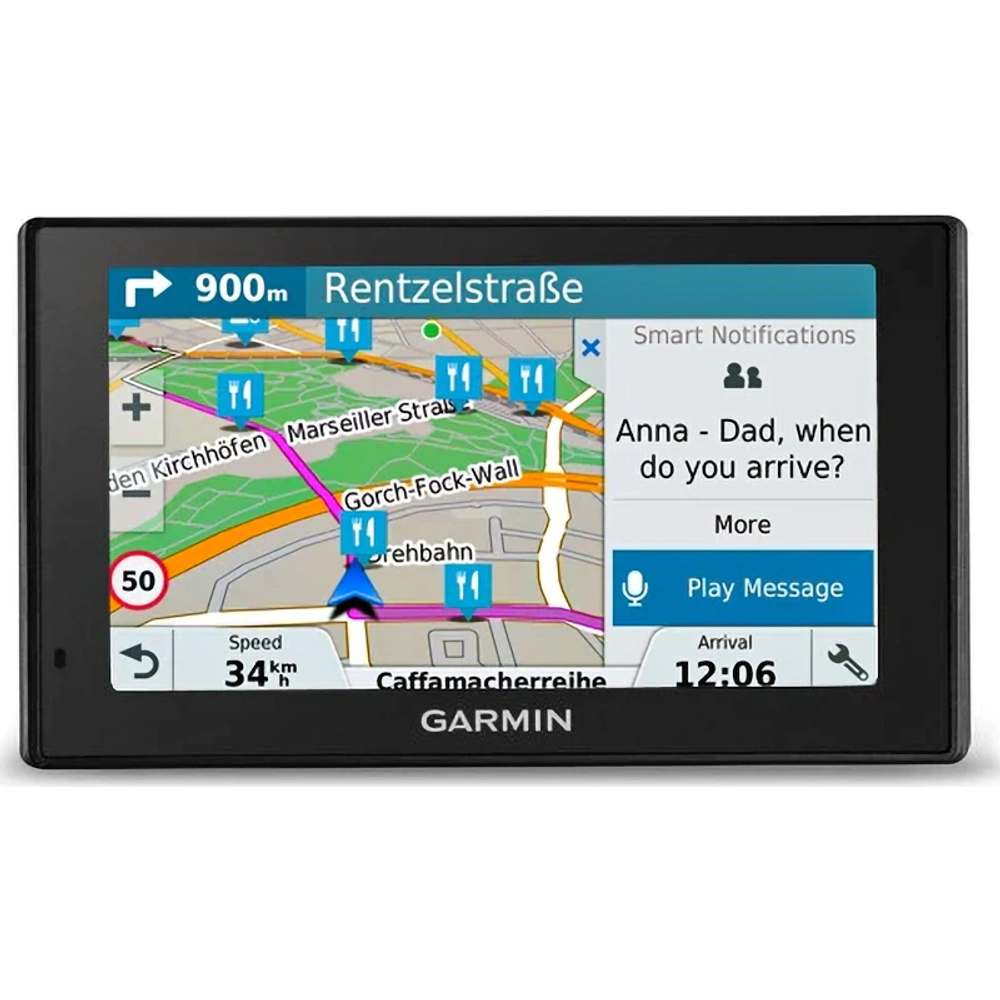 GARMIN DriveSmart 51 LMT-S навигатор с картой Европы / Америки 010-01680-12