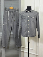 Джинсовый костюм Brunello Cucinelli