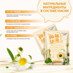 Маска для лица тканевая BioAqua Natural Extract Chamomile Plant Mask Ромашка Очищающая 30 г