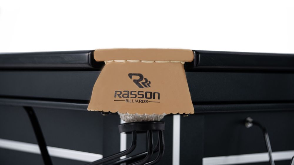 Бильярдный стол для снукера RASSON "Magnum Pro" (12 футов, черный, сланец 50 мм в комплекте с аксессуарами) с системой подогрева плит