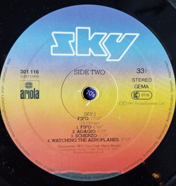 Винтажная виниловая пластинка LP Sky 2 (Germany 1980) Sahara