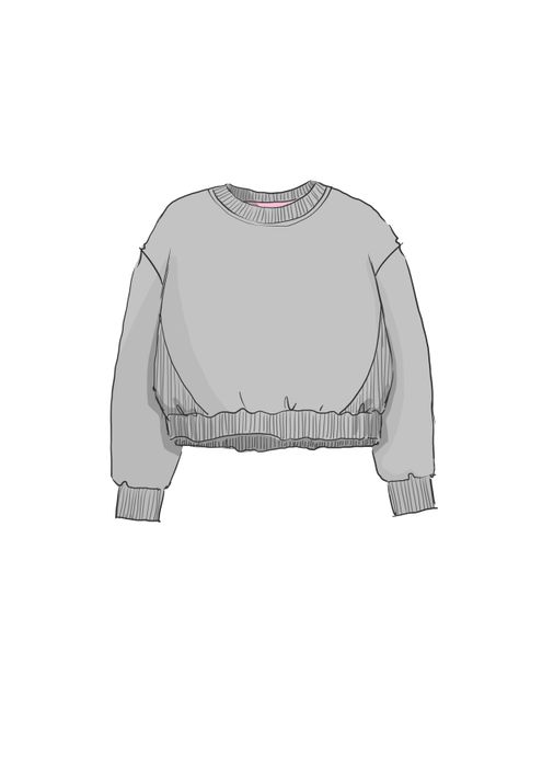 СВИТШОТ РАЙМ ДЫМЧАТЫЙ