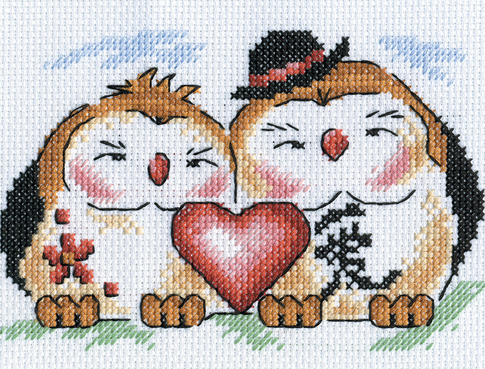 Набор для вышивания "PANNA"I-0590 "Любовь в доме" 16 х 11 см