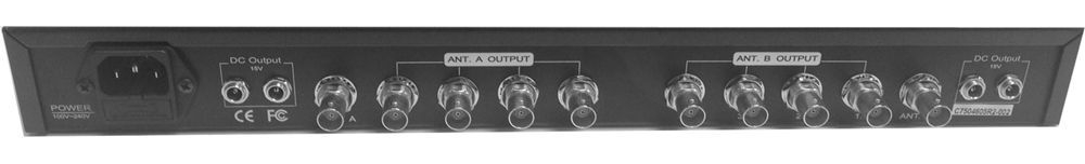 RF VENUE RFV-4ZONE-E четырехзонный комбайнер для радиосистем