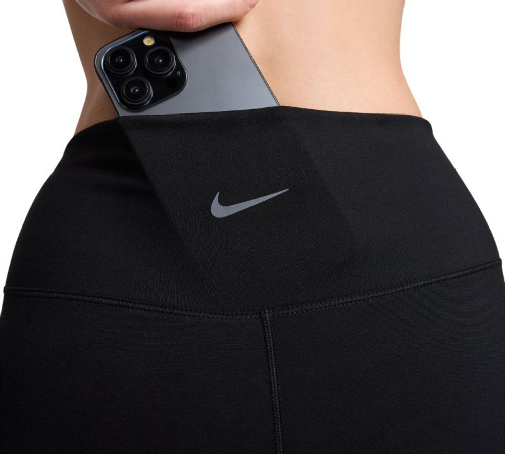 Леггинсы Nike Dri-Fit One High-Waisted Capri Leggings - Black