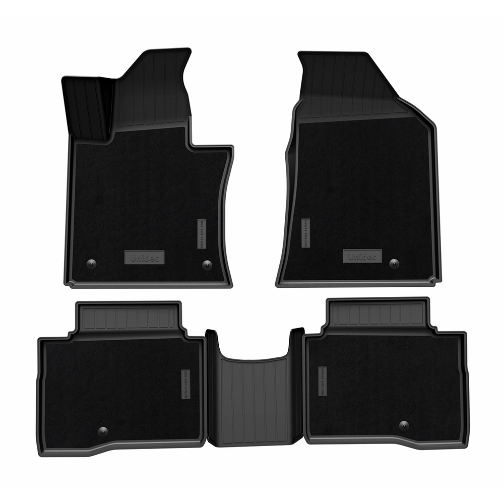 Ковры в салон Norplast для Ssang Yong Korando 2019-2023, Черный, арт.NPA11-C83-230-CM