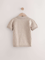 Кардиган с коротким рукавом для мальчика Next E27-920, Бежевый