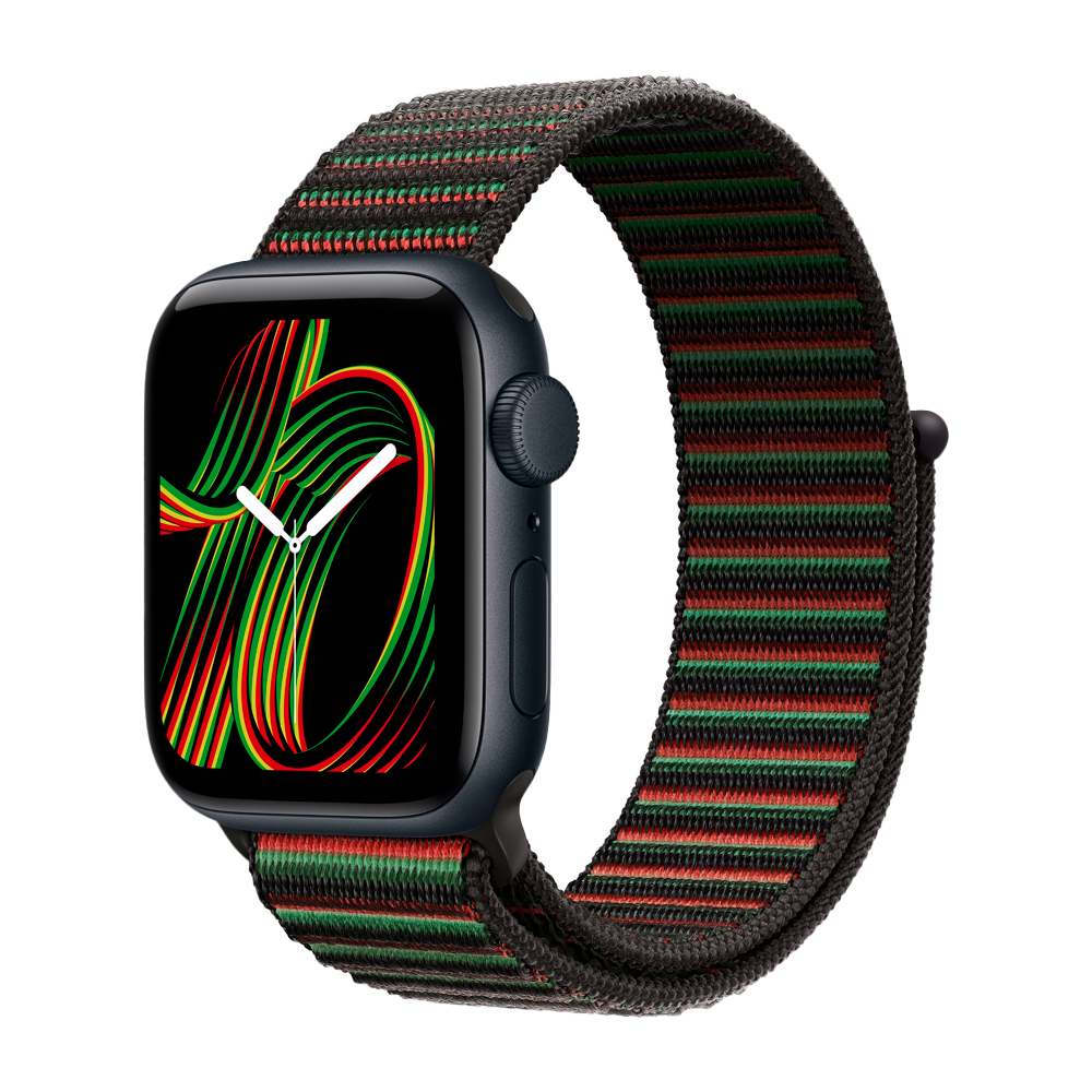 Умные часы Apple Watch SE 3 (2025) GPS, 40mm, Midnight Aluminium Case with Black Unity Sport Loop