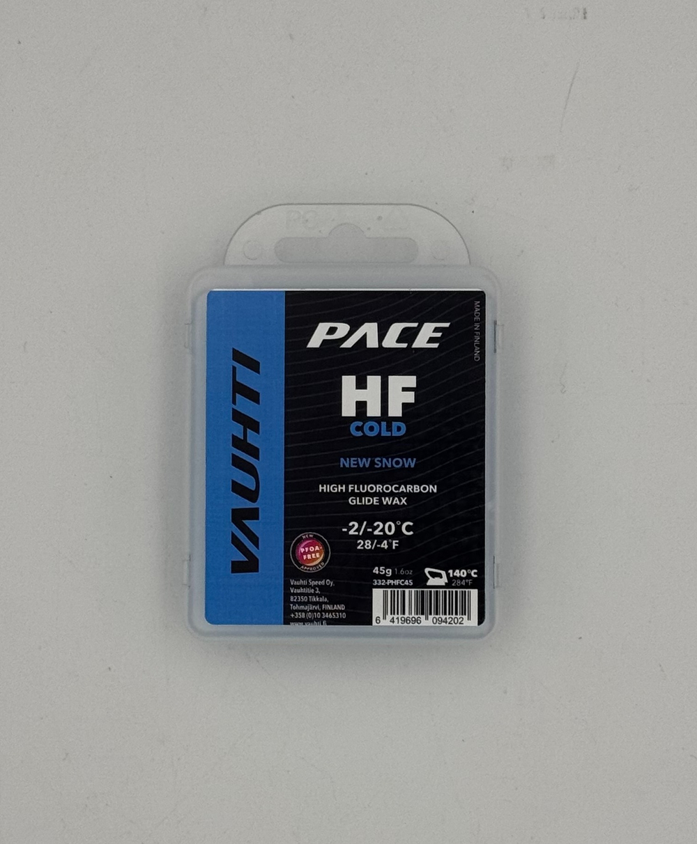 Высокофторовый парафин, мазь скольжения PACE HF COLD, 45 г
