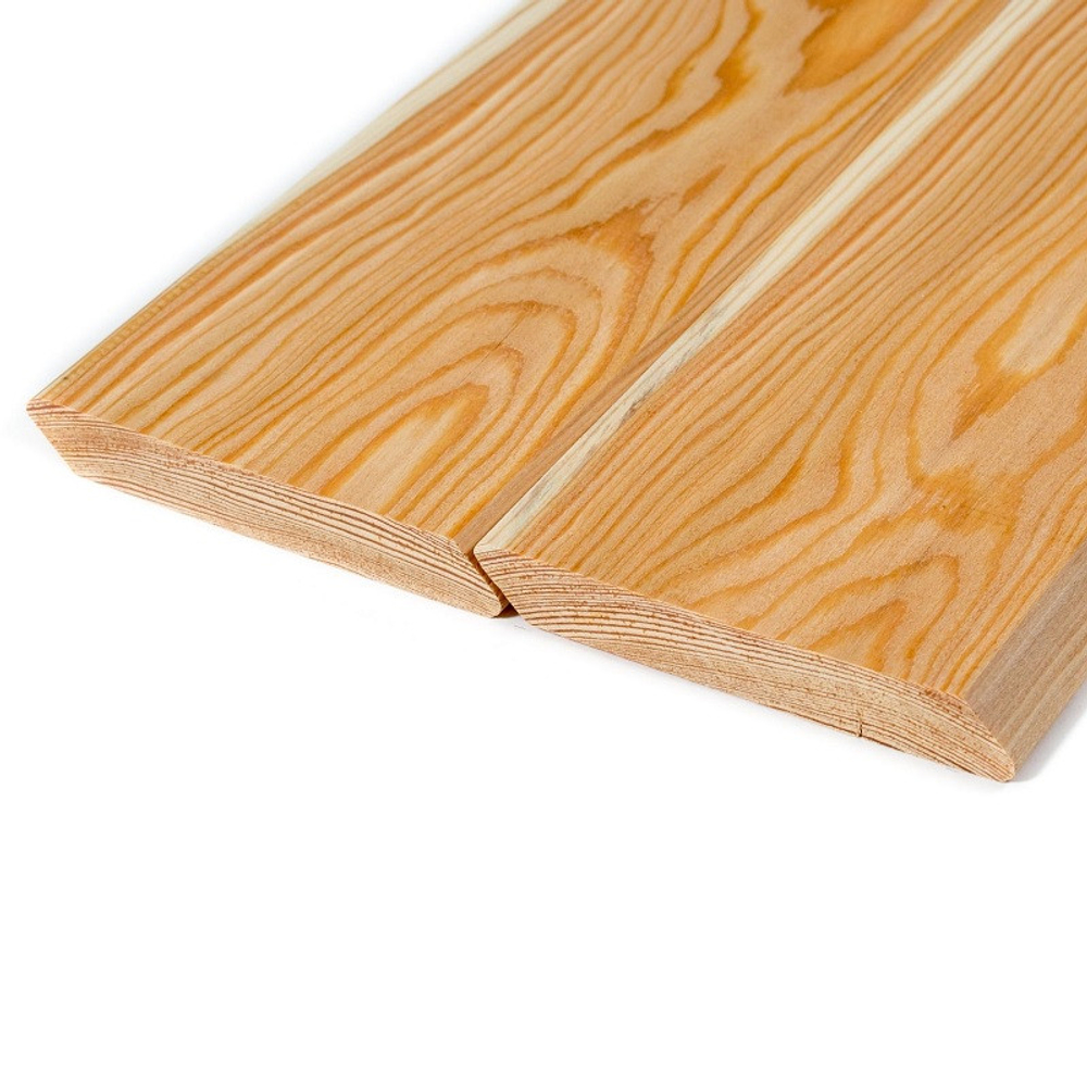 Планкен косой из лиственницы 3000х90х20 мм сорт АВ