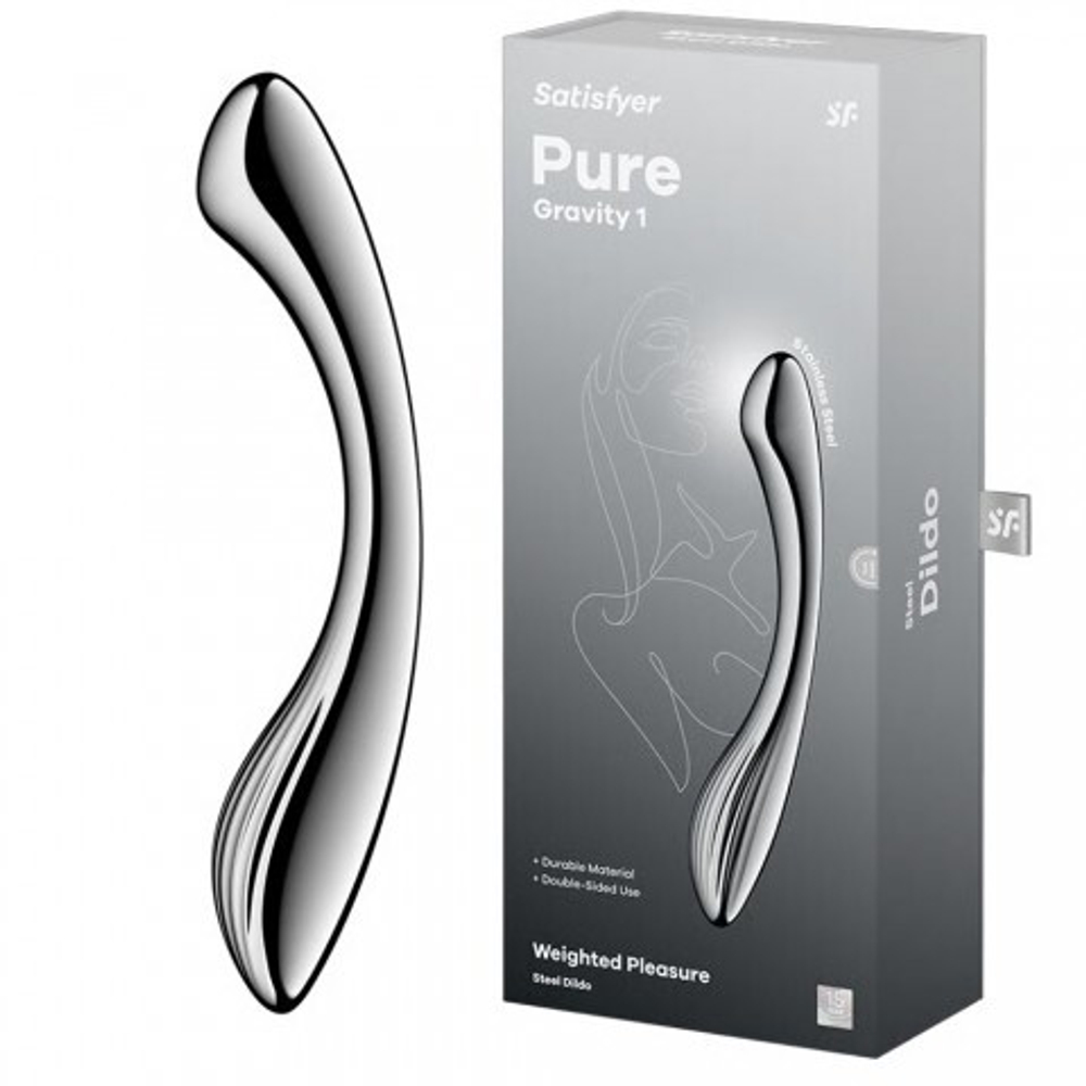 Металлический фаллоимитатор Satisfyer Pure Gravity 1 (22*3,4)
