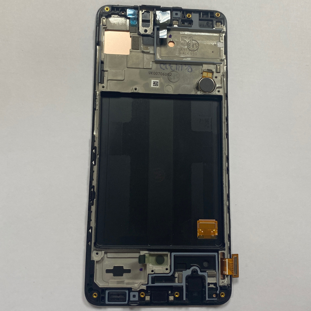 Дисплей для Samsung A515F (A51) модуль Черный - OR (SP)