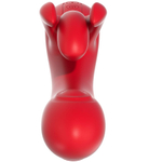 Инновационный вибратор кролик Trio Bliss красный 25 см