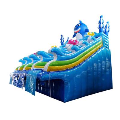 Водная горка для бассейна «Акулёнок», 8*6*8 м