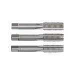 Метчик ручной M2.5x0,45 HSS-E 6H L40 DIN352 c прямой канавкой, набор 3 шт., TiN (VM-52HT025)