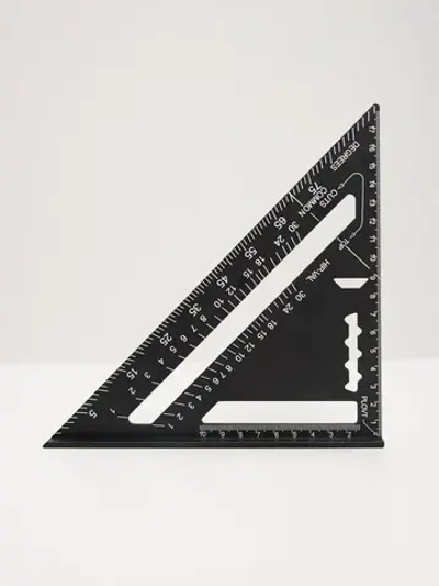 Угольник свенсона, треугольник металлический, строительный, столярный 18 см