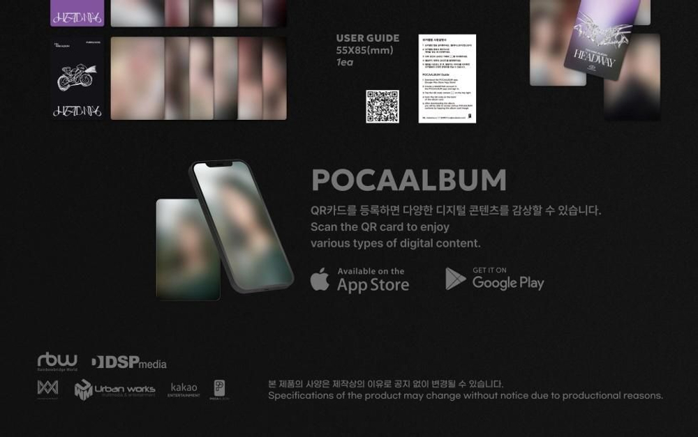 Альбом PURPLE KISS - HEADWAY 7th Mini Album POCAALBUM Version