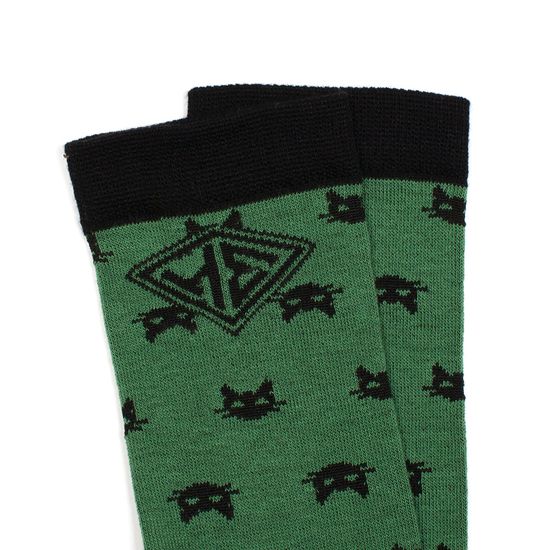 Носки ЗАПОРОЖЕЦ Котики (Зеленый (Зеленый)