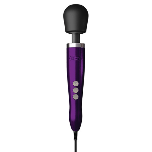 Мощный фиолетовый вибратор-вонд 37см Doxy Die Cast Extra Powerful Massage Wand Vibrator Purple