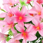 Искусственные цветы «Колокольчики» 40см бледно-розовые