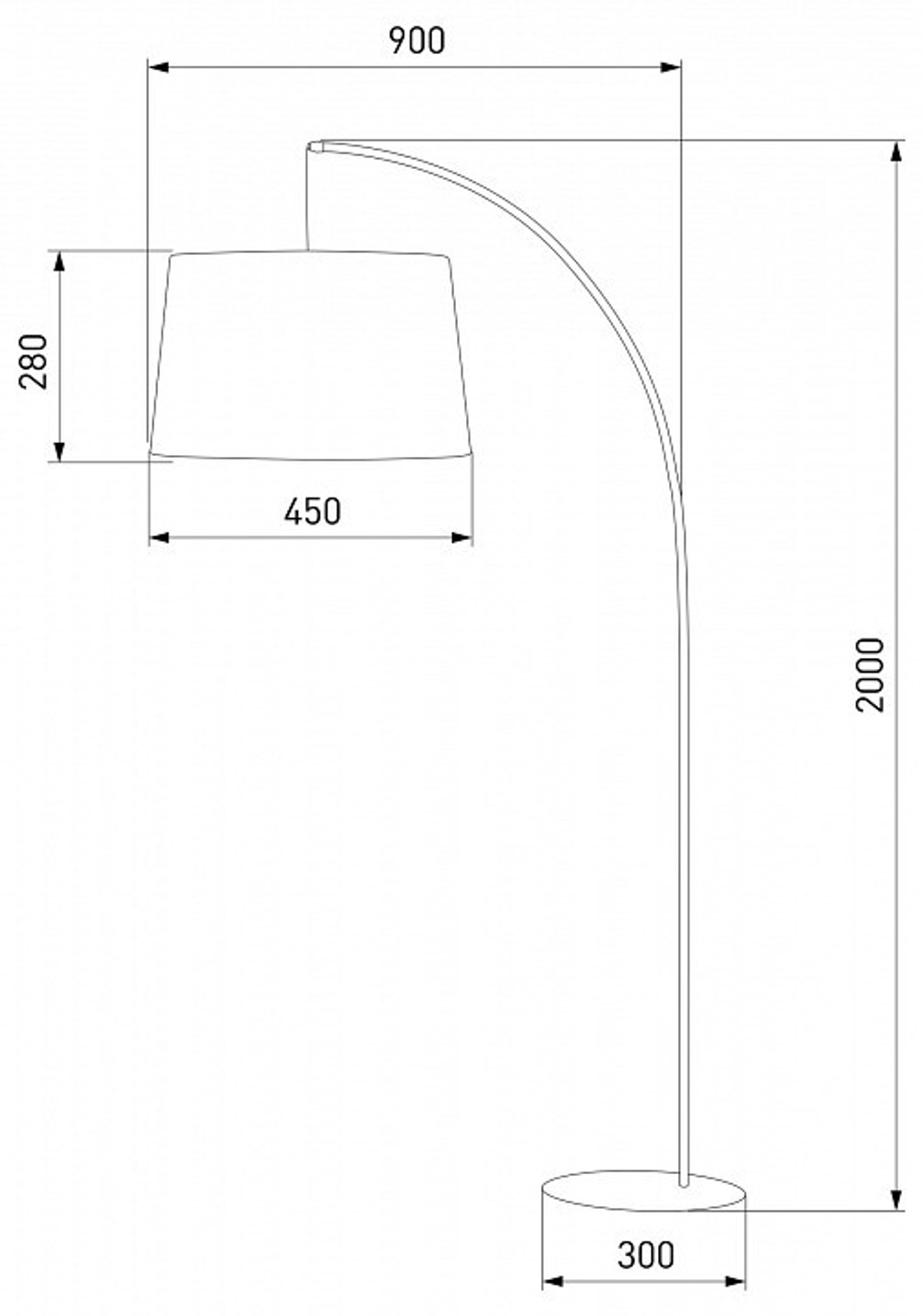 Торшер TK Lighting 5075 Hang