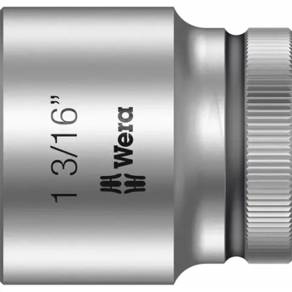 Торцовая головка Zyklop 1 3/16" 1/2″ дюймовая WERA 05003634001