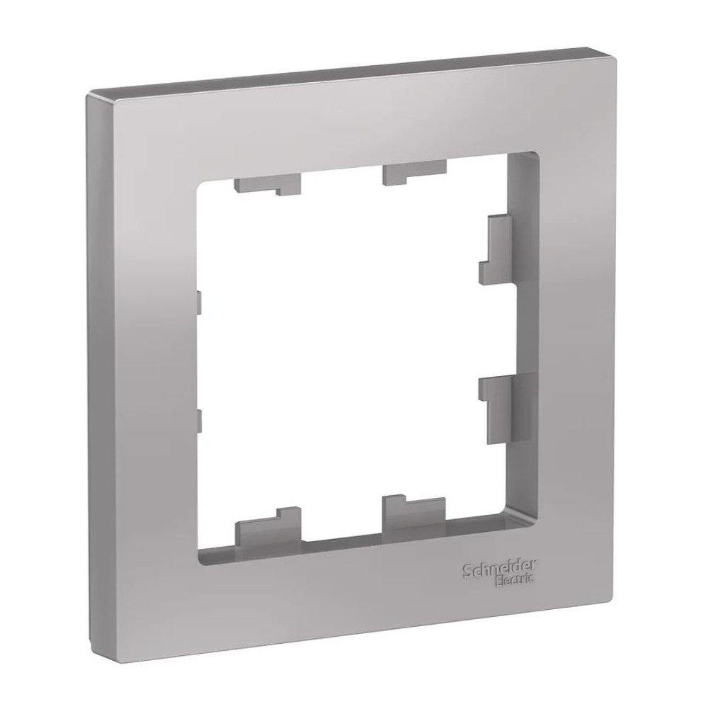 Рамка 1-я Schneider Electric Atlas Design алюминий