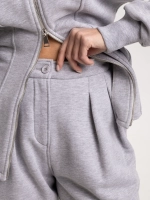 Брюки из футера DEW, серый