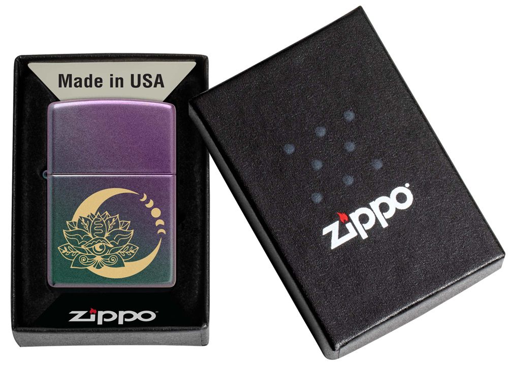 Зажигалка Zippo Lotus Moon с покрытием Iridescent (48587) 6