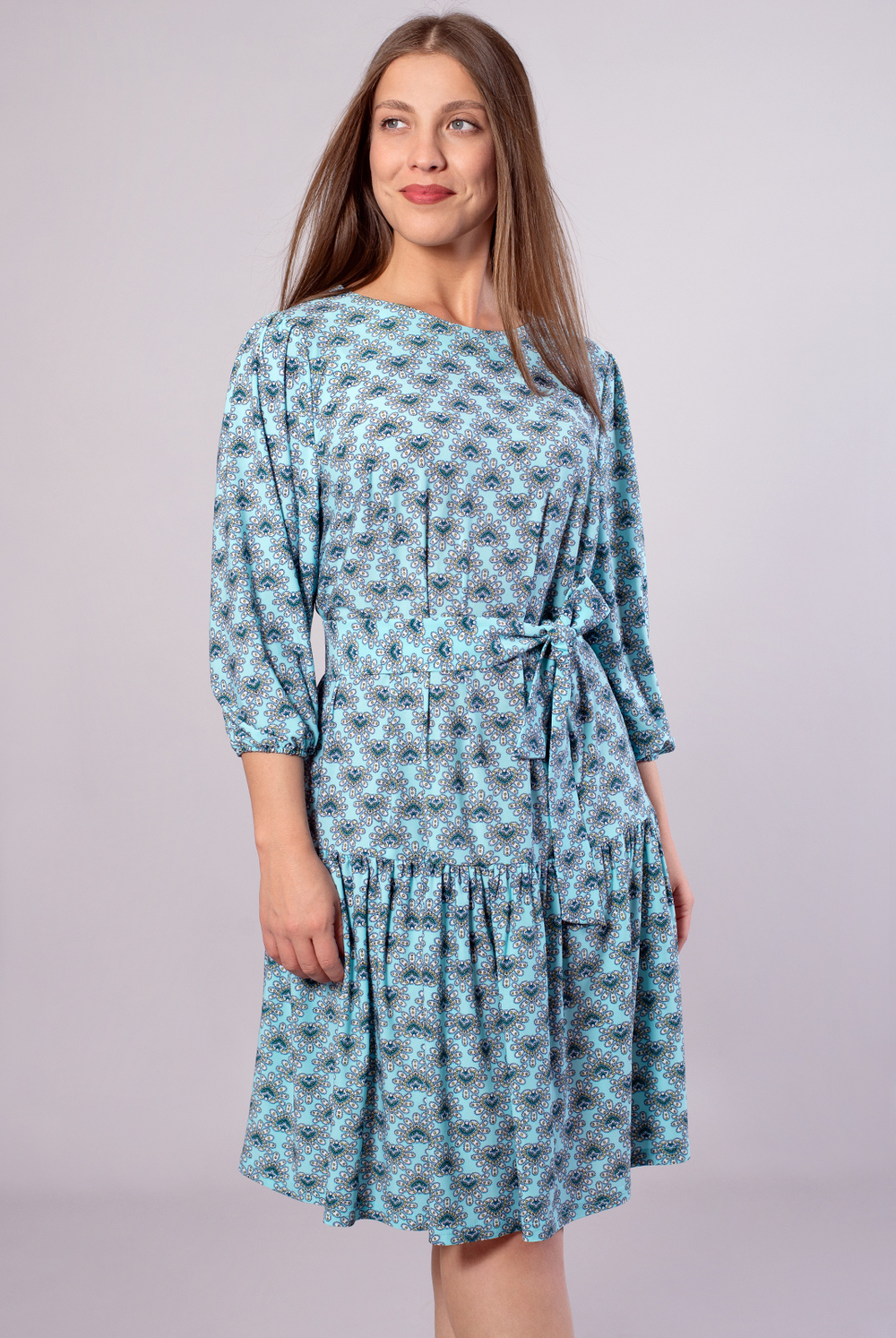 Платье женское 3211ЛПА, цикломен #172Цика053211ЛПА