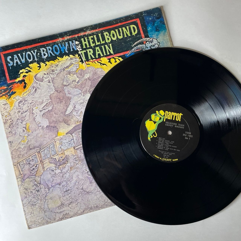 Винтажная виниловая пластинка LP Savoy Brown Hellbound Train (США 1972)