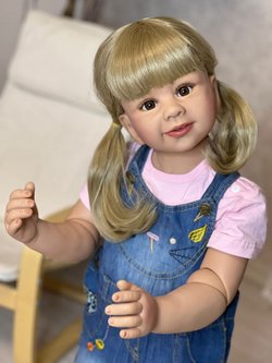 Кукла Реборн ростовая 85см в пакете (FA-257)