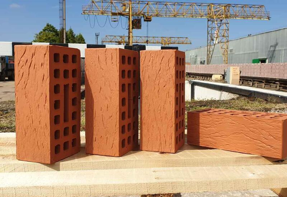 Кирпич новокубанский керамический рядовой утолщенный Россо-Фреско, 1,4 НФ