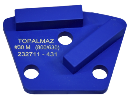 Пад алмазный шлифовальный "Магнит" MEDIUM TOPALMAZ #10, 30, 50, 100 грит. Бетон средней прочности