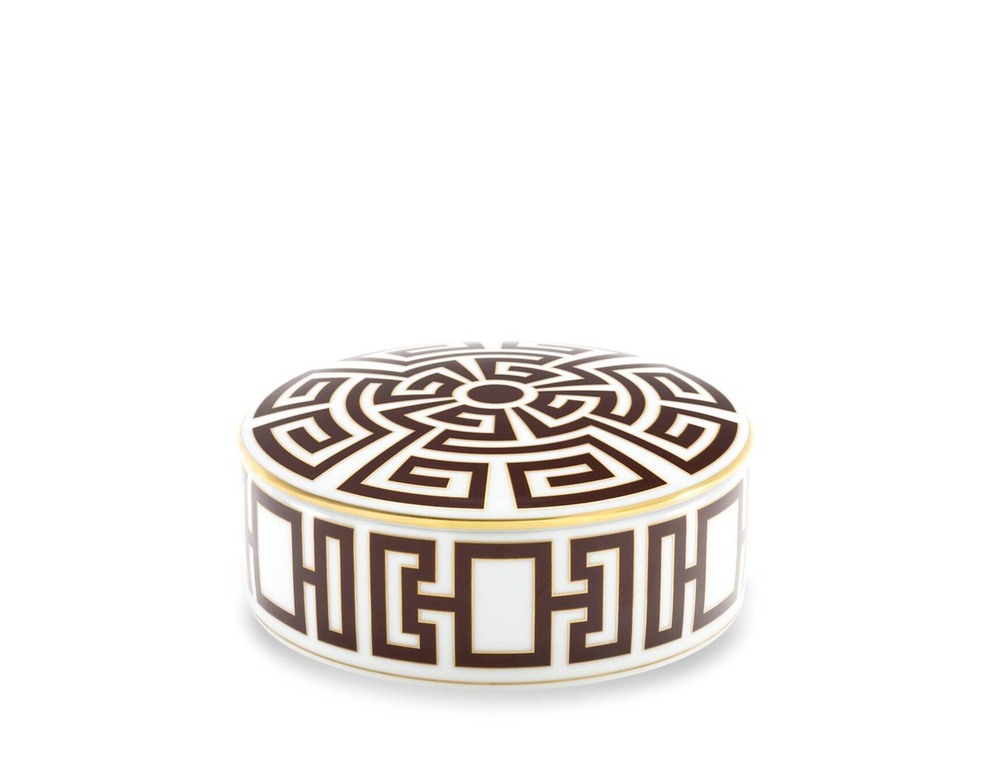 Шкатулка круглая Labirinto Ebano (13.2 см)